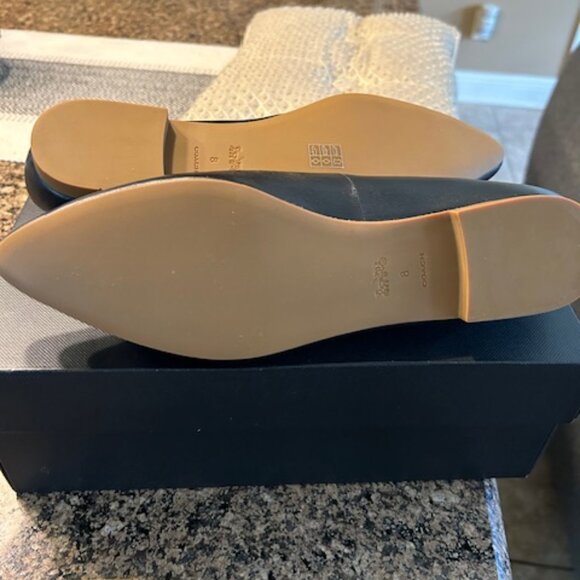 Coach Annabel Black Leather Ballet - Picture 8 of 9